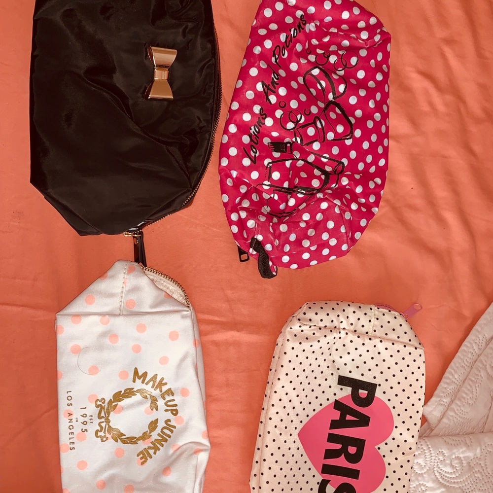 Multiple makeup bags
